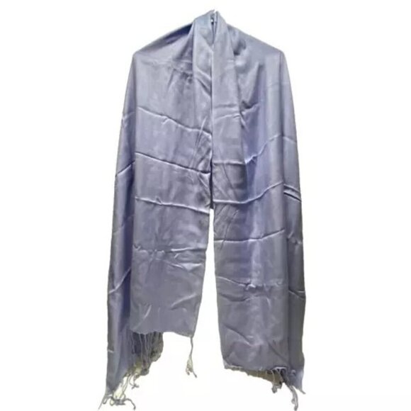 Pashmina Scarf Wrap Shawl Women's Multi Style Wear OSFM Sweet Lilac Fringe NWT - Picture 1 of 7